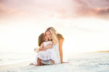 Mother and Daughter Beach Portrait | Two Lights Photography