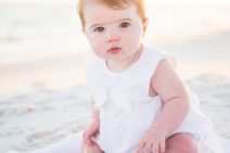 30A Beach Portrait of chubby baby and her family | Two Lights Photography