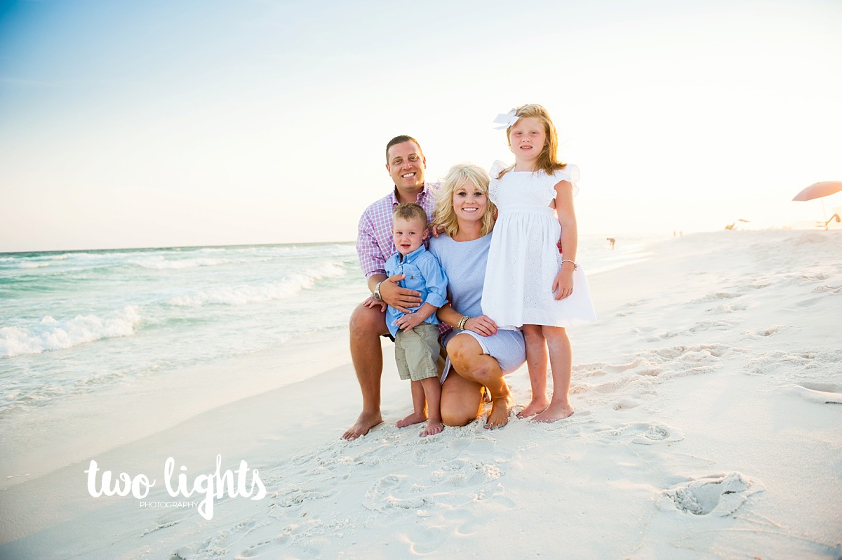 family on destin beach | two lights photography