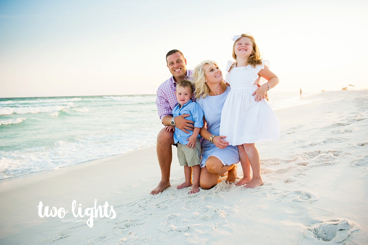 family on destin beach | two lights photography